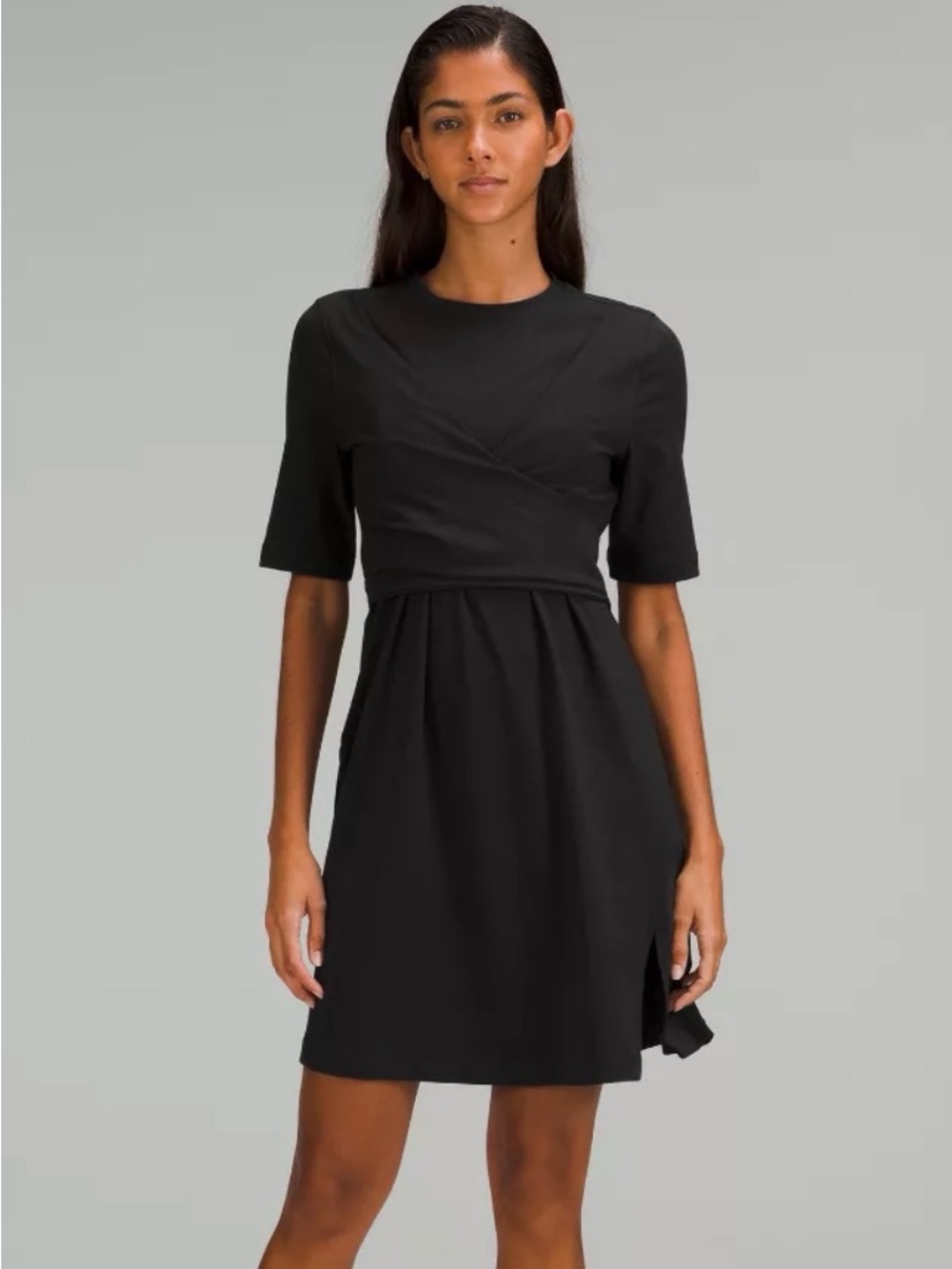 Lululemon Dress Cotton Wrap-Front 12 NWT